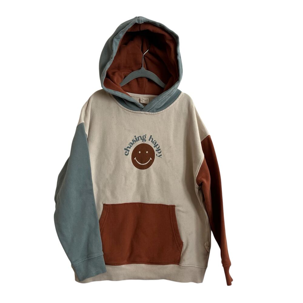 Goumi color block hoodie